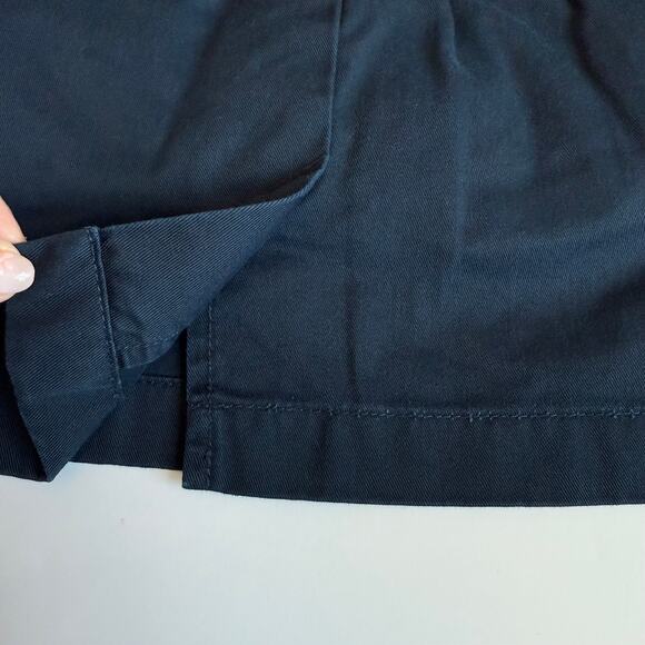 Lands End Girls Navy Chino Skort 6 - Picture 8 of 9